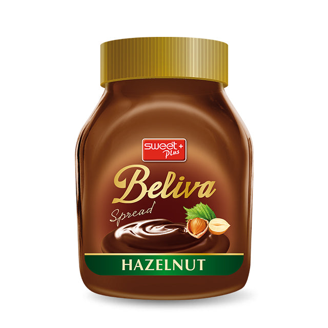 pack of Sweet+Plus Beliva Hazelnut Spread, 350g