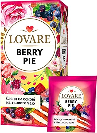 Lovare Berry Pie Floral Tea Blend, 24TB