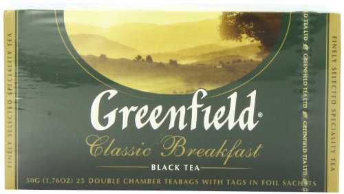 Черный чай Greenfield Classic Breakfast, 25 ТБ