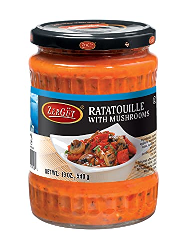jar of Zergut Ratatouille w/ Mushrooms, 540g