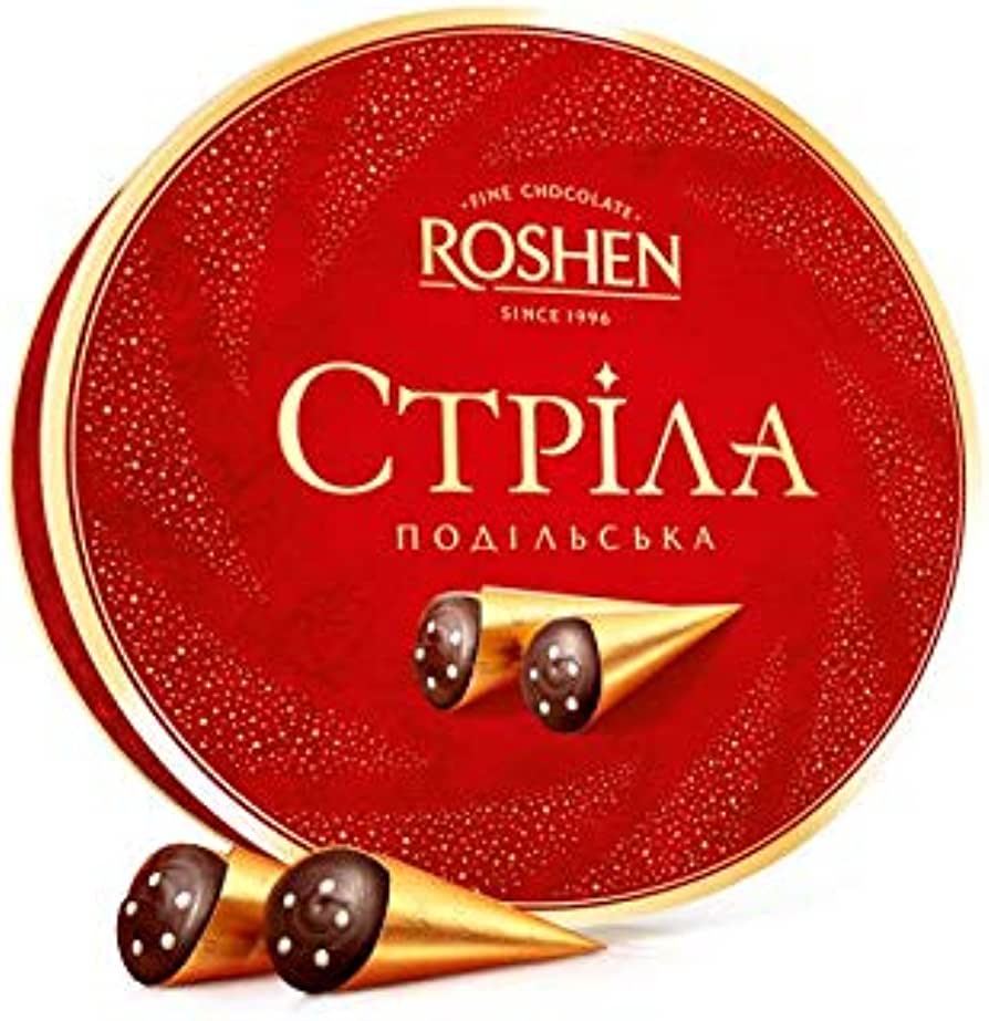 pack of Roshen "Strela Podolskaya" Sweets in Chocolate Coating, 200g