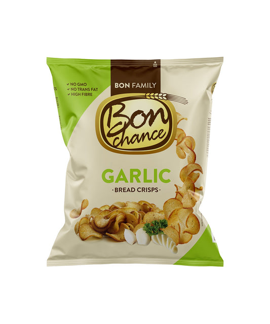 pack of Bon Chance Garlic Bread Crisps, 30g