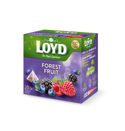 box of Loyd Forest Fruit Infusion Tea, 20TB