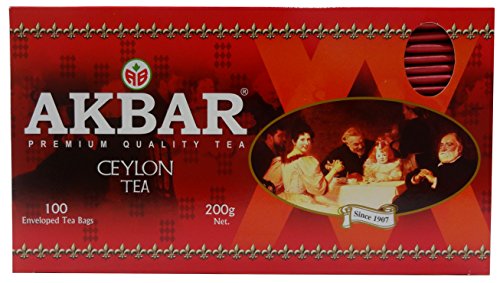 pack of Akbar Premium Quality Ceylon Tea, 100TB