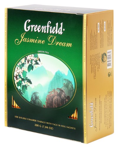 Greenfield Jasmine Dream Green Tea, 100TB