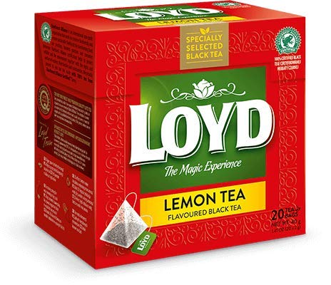 box of Loyd Lemon Black Tea, 20TB