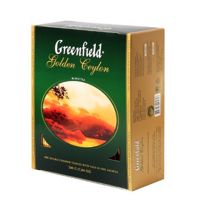 Чай черный Greenfield Golden Ceylon, 100 ТБ