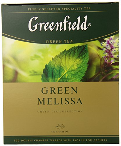 Greenfield Green Melissa Green Tea, 100TB