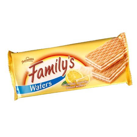 Family's Wafers Delicious Crunchy Lemon Wafers, 180g pack