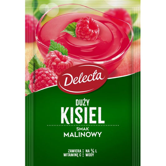 Pack of Delecta Big Jelly Raspberry Flavor, 58g