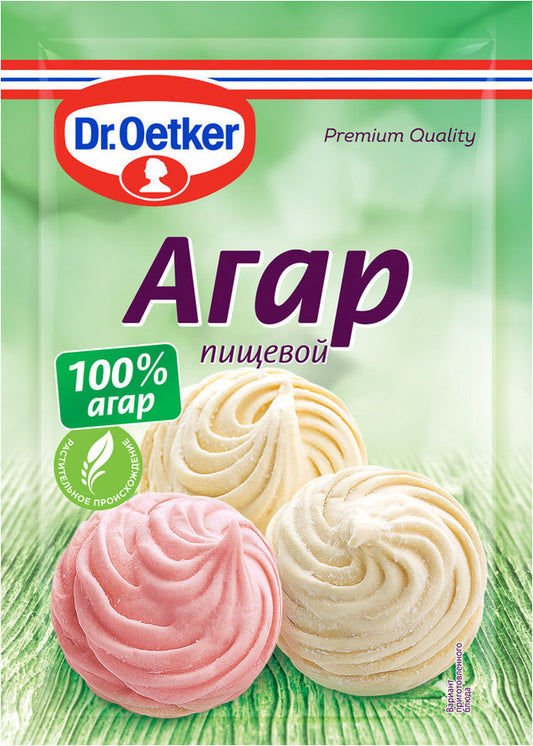 pack of Dr.Oetker Food Agar, 7g