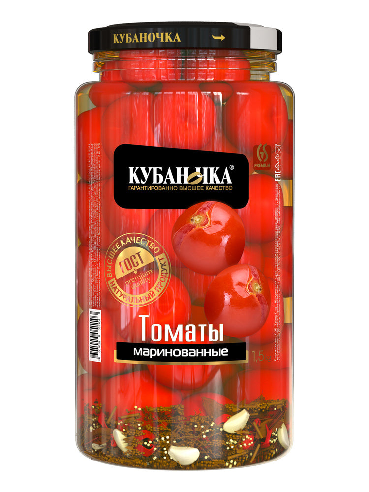 jar of Kubanochka Marinated Tomatoes, 1500g