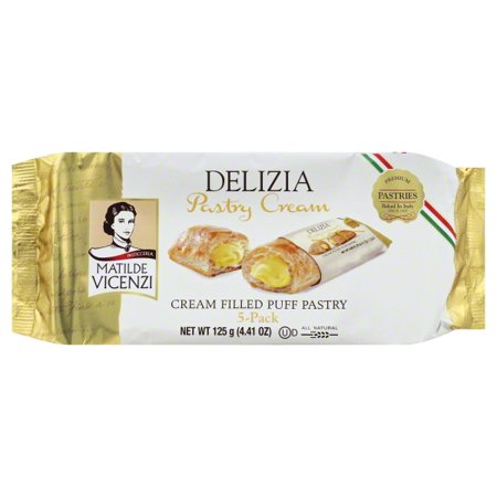Pack of Matilde Vicenzi Cream Filled Puff Pastry, 125g
