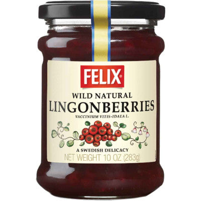 jar of Felix Lingonberries, 283g