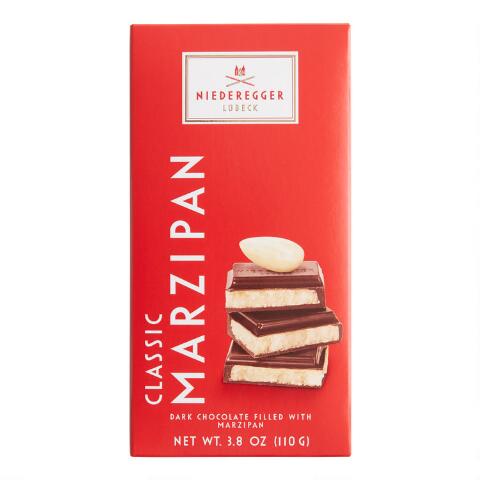 Niederegger Classic Marzipan Dark Chocolate Bar, 110g