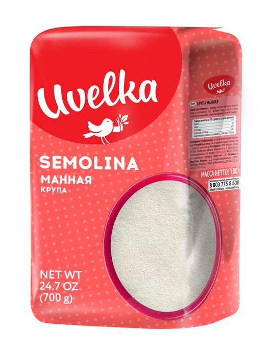 pack of Uvelka Semolina, 700g