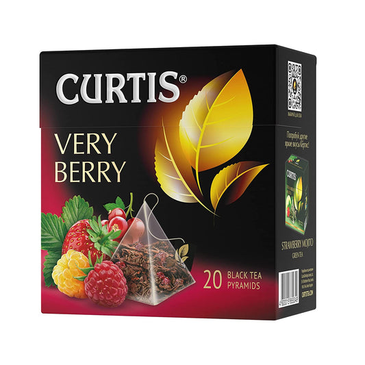 box of Curtis Very Berry Black Tea, 18TB