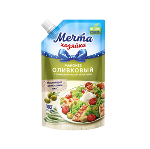 Mechta Hozyayka Olive Mayonnaise w/ Olive Oil Extra Virgin, 672g pack