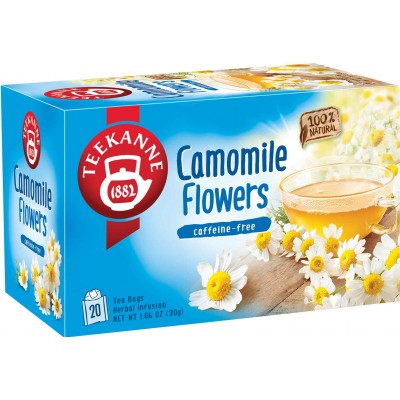 Teekanne Camomile Flowers Herbal Infusion Tea, 20TB