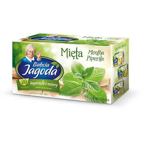 box of Grandma's Tea Mint, 40g
