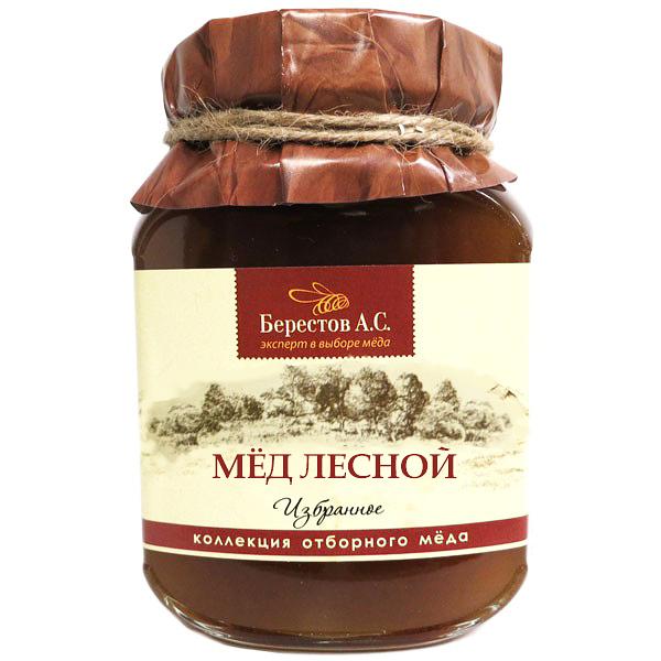 jar of Berestov A.S. Forest Honey, 500g