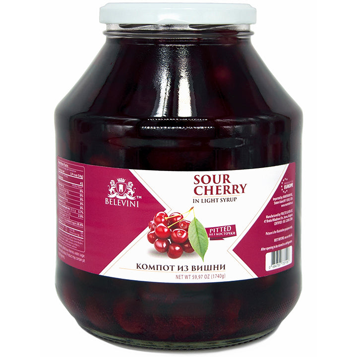 Belevini Sour Cherry in Light Syrup, 1740g