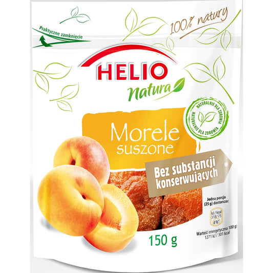pack of Helio Dried Apricots, 150g