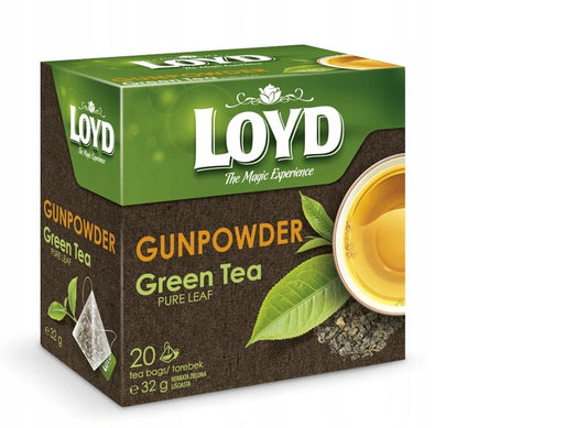 Loyd Gunpowder Green Tea, 20TB