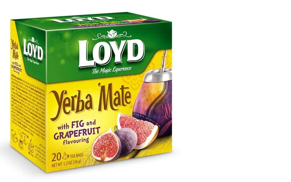 box of Loyd Fig & Grapefruit Yerba Mate Tea, 20TB