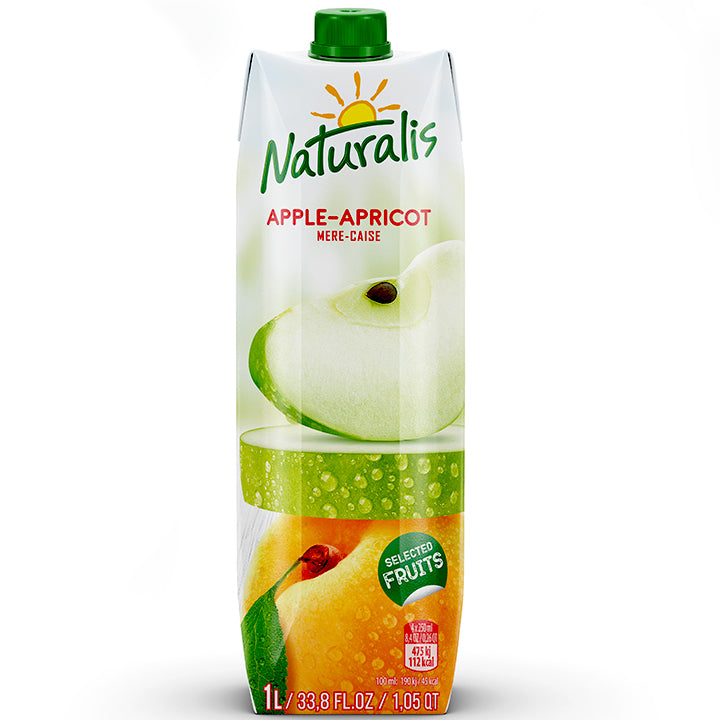 pack of Naturalis Apple-Apricot Juice, 1L