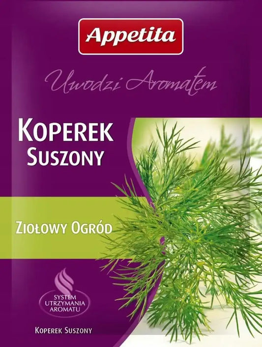 pack of Appetita Dill Greens Seasoning, 7g