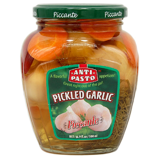 jar of Anti Pasto Pickled Garlic, 500mL