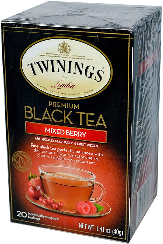 box of Twinings Mixed Berry Black Tea, 20TB