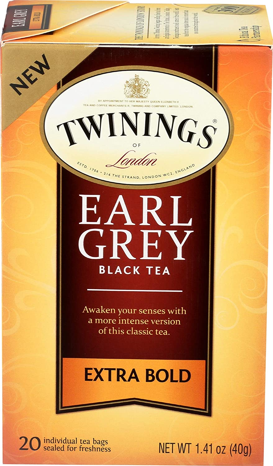 box of Twinings Earl Grey Black Tea, 20TB