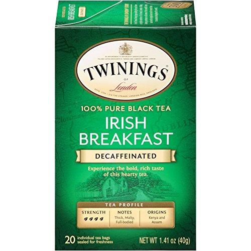 pack of Twinings Decaffeinated Irish Breakfast Tea, 20TB