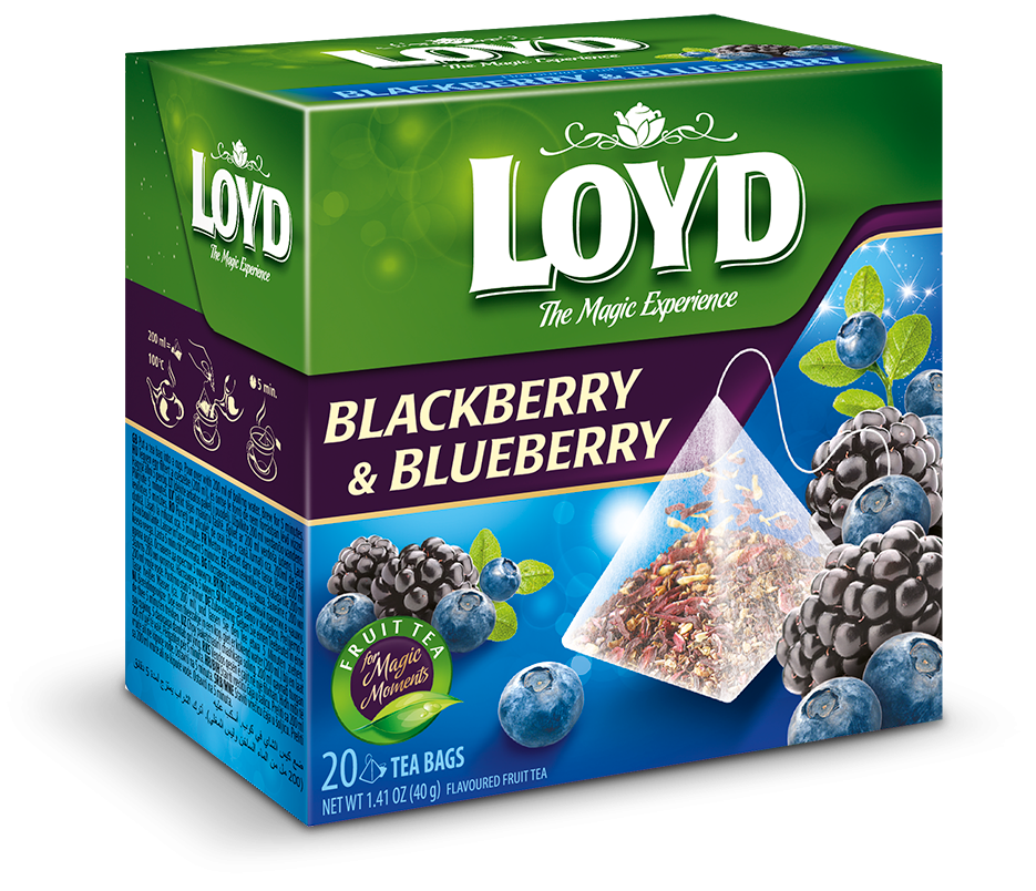 pack of Loyd BlackBerry & Blueberry Tea, 20TB