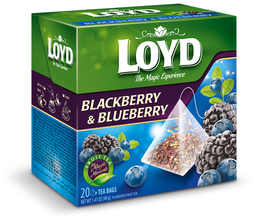 pack of Loyd BlackBerry & Blueberry Tea, 20TB