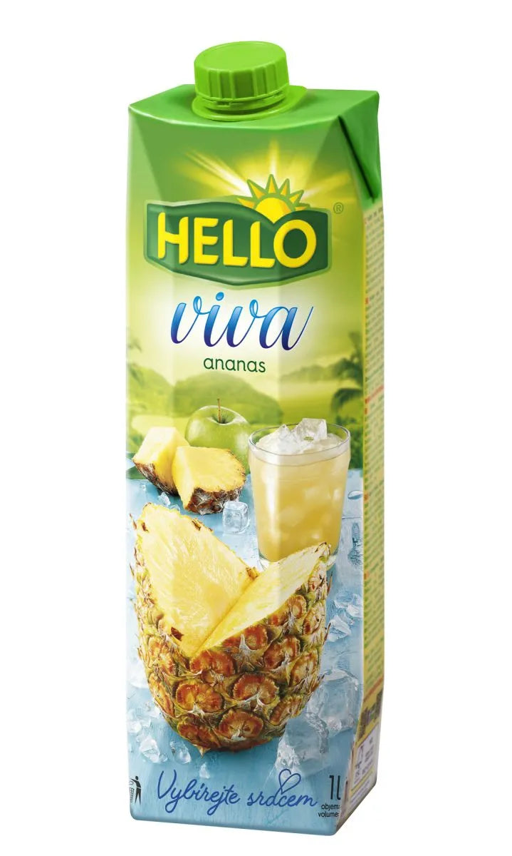 pack of Hello Viva Pineapple Juice, 1L