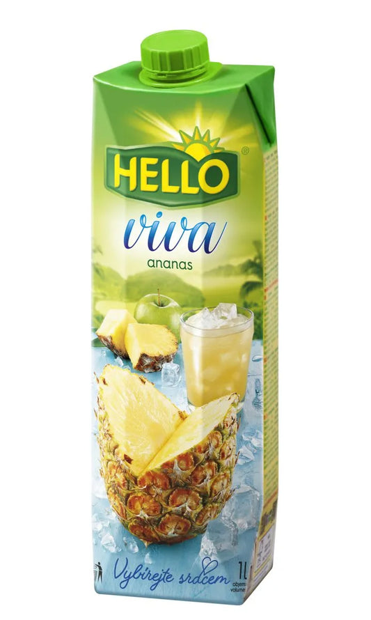 pack of Hello Viva Pineapple Juice, 1L