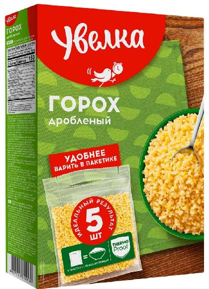 pack of Uvelka Crushed Peas, 400g