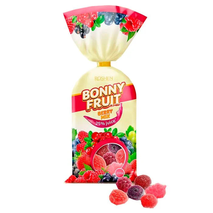 pack of Bonny Fruit Berry Mix Jelly Candies, 7oz