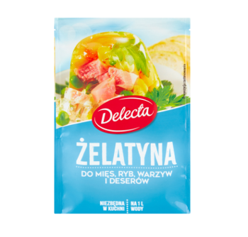 pack of Delecta Gelatin, 20g
