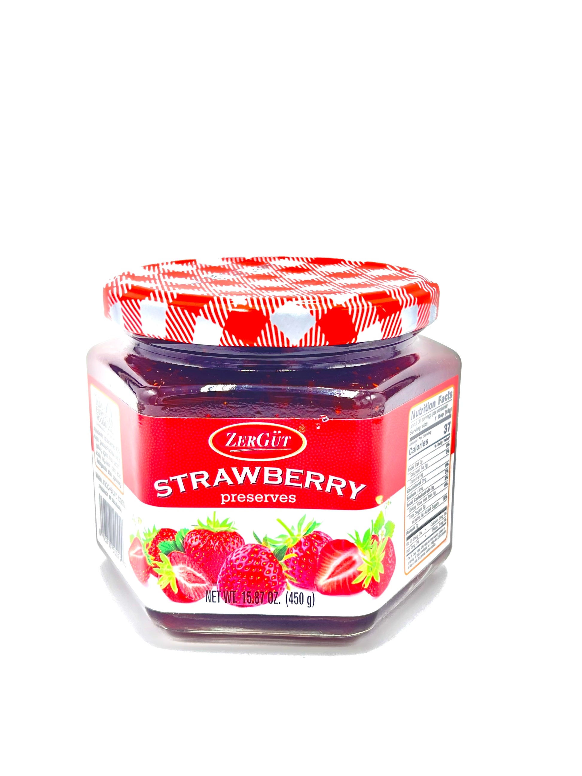 jar of Zergut Strawberry Preserves, 450g