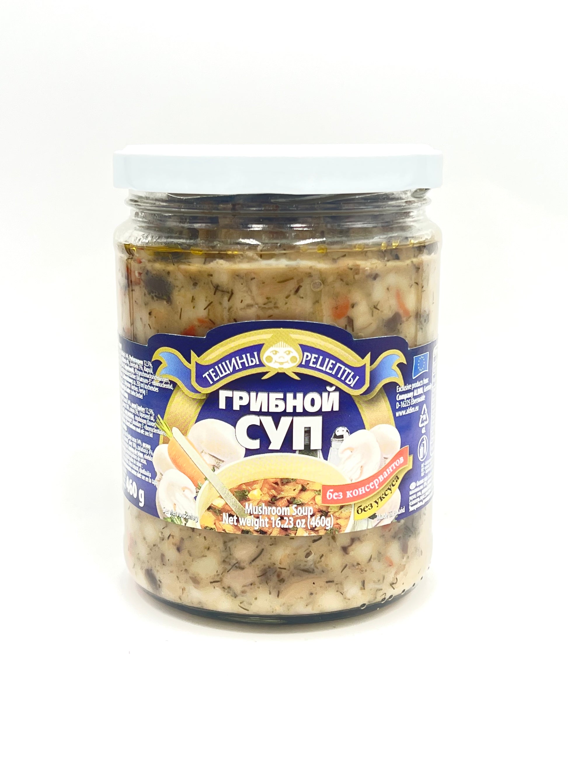 jar of Teshchiny Retsepty Mushroom Soup, 460g