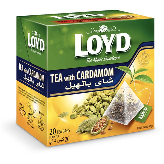 box of Loyd Cardamom Tea, 20TB