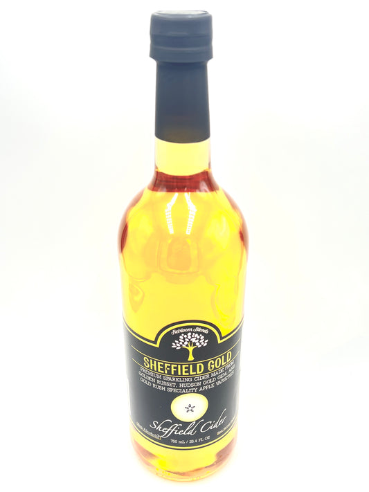 bottle of Sheffield Cider Gold Apple Cider, 0.75L