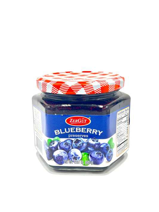 jar of Zergut Blueberry Preserves, 450g