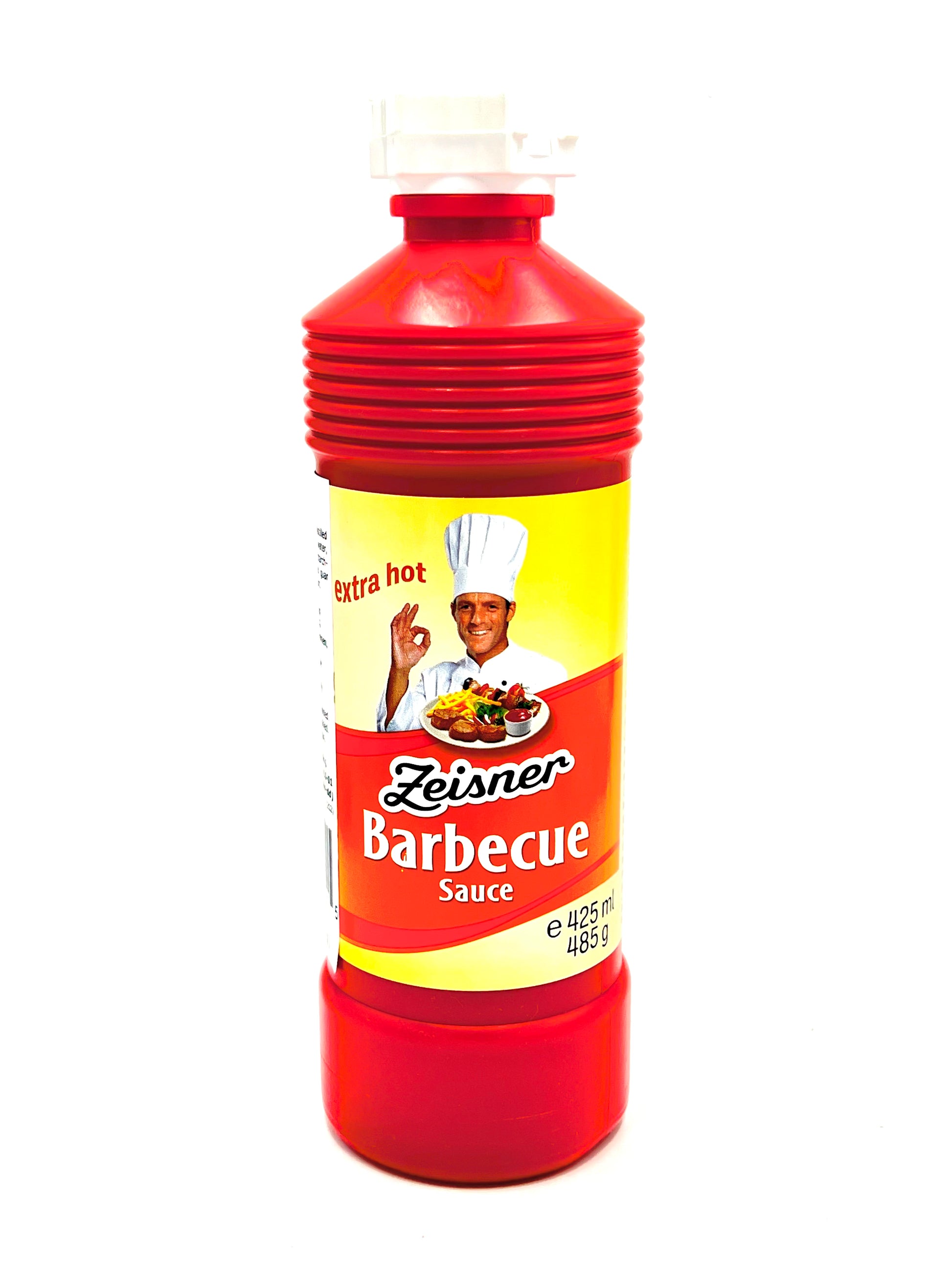 Zeisner Extra Hot Barbeque Sauce, 485g bottle