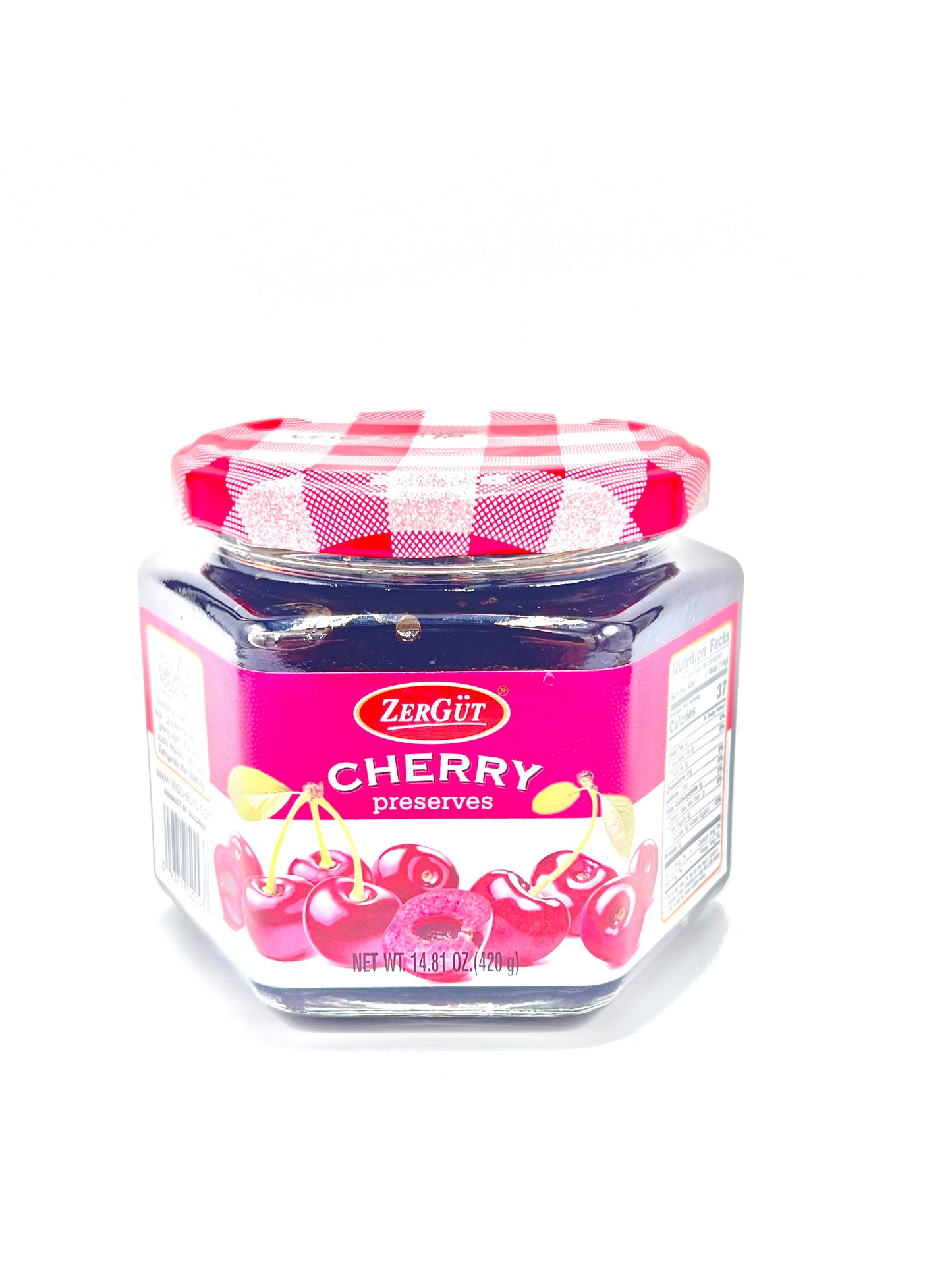 jar of Zergut Cherry Preserves, 420g