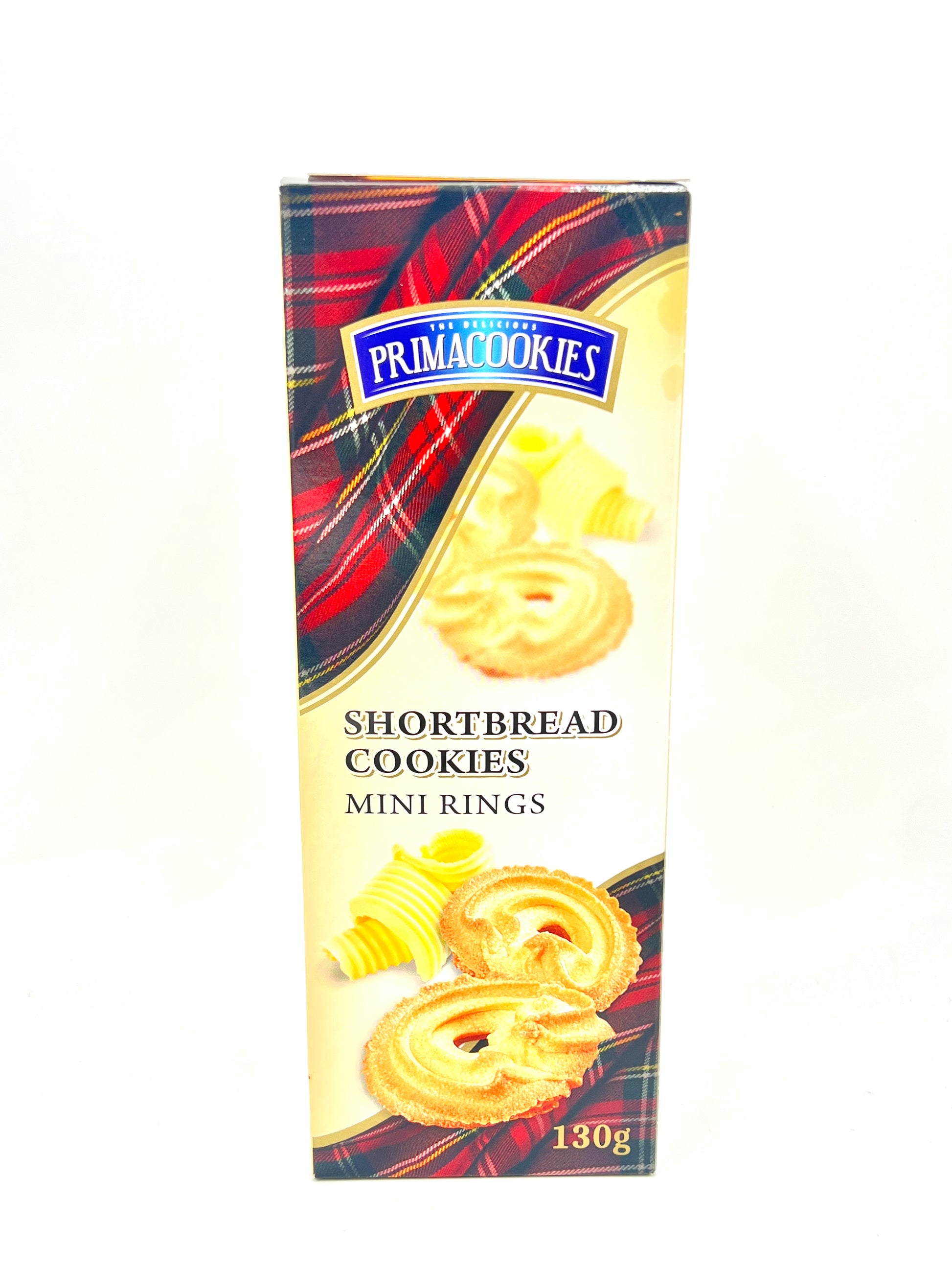 Pack of Primacookies Shortbread Cookies Mini Rings, 130g